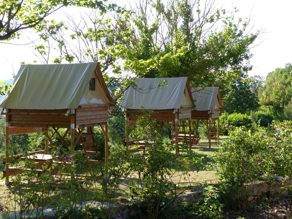 Camping Domaine De Senaud Albon Esterno foto