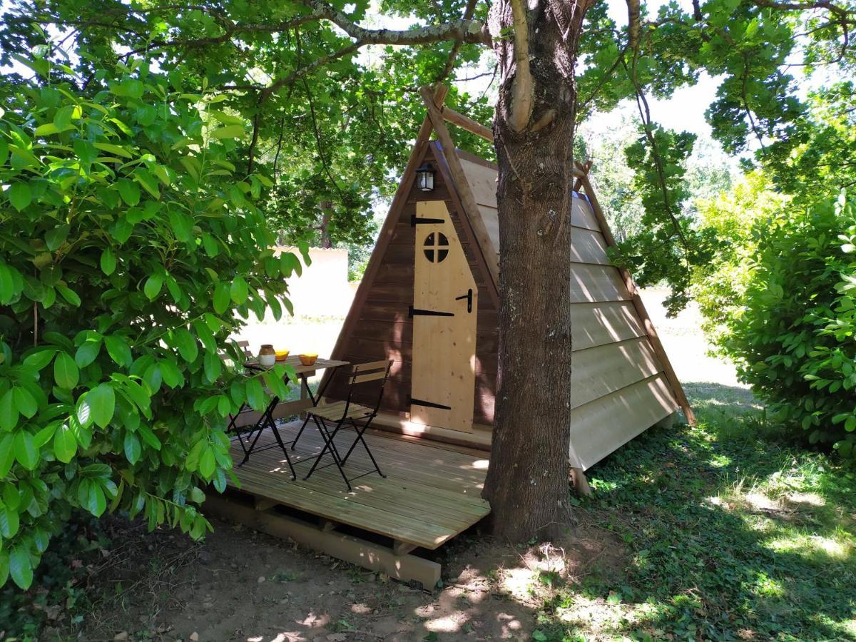 Camping Domaine De Senaud Albon Esterno foto