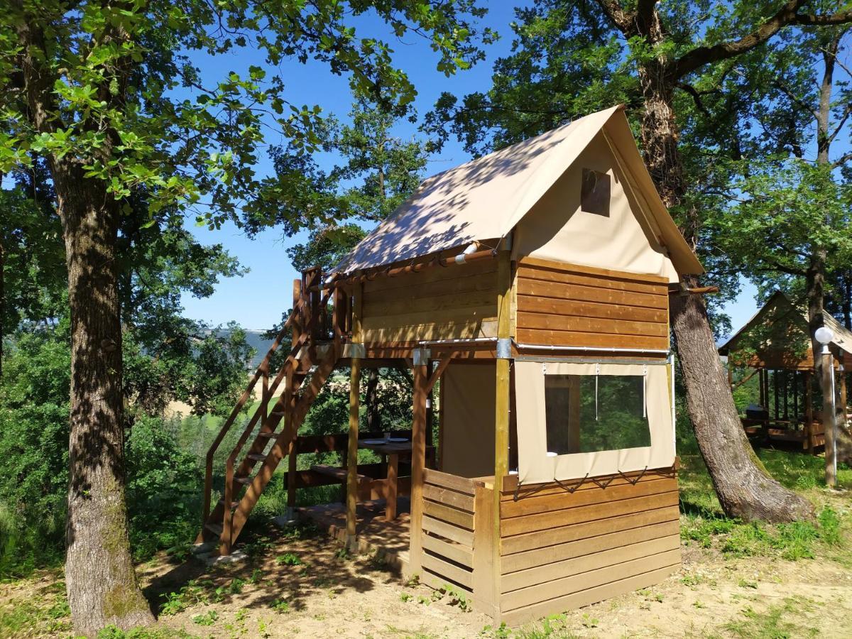Camping Domaine De Senaud Albon Esterno foto